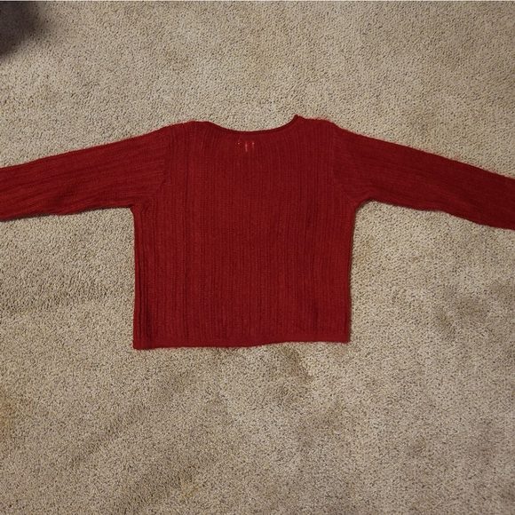 Express Mohair Sweater Size S Red - Picture 5 of 7